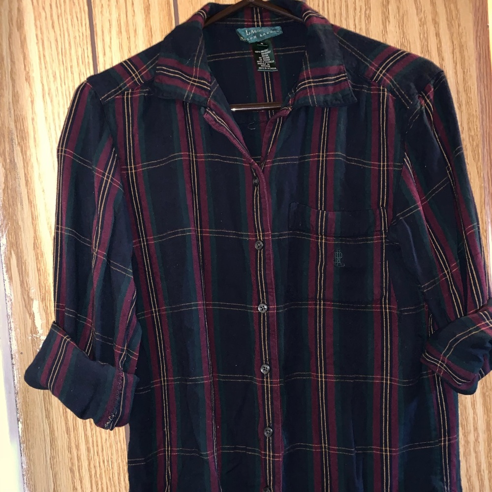 Plaid long sleeve